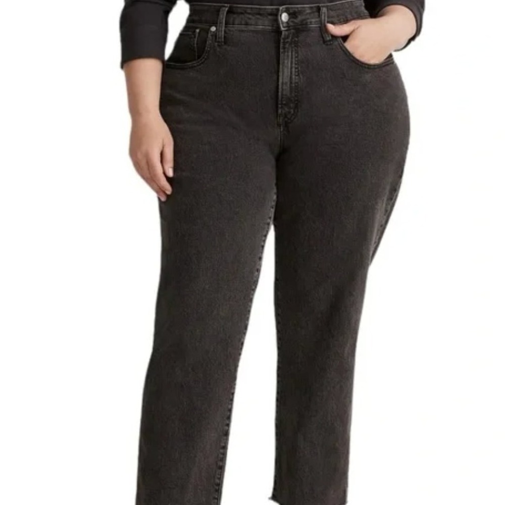 Madewell Perfect Vintage Jean in Washed Black Size 33